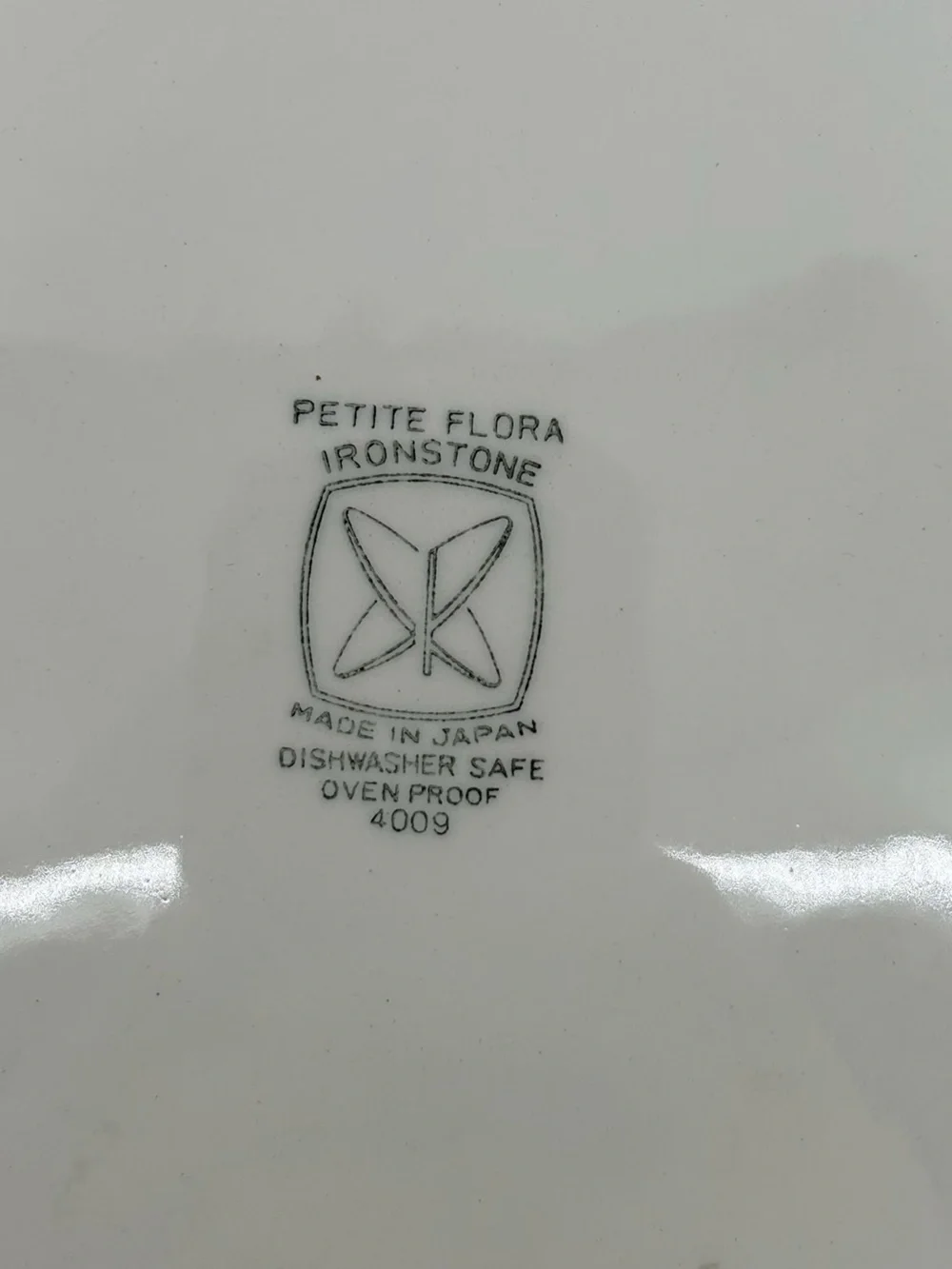 Petite Flora Ironstone serving platter